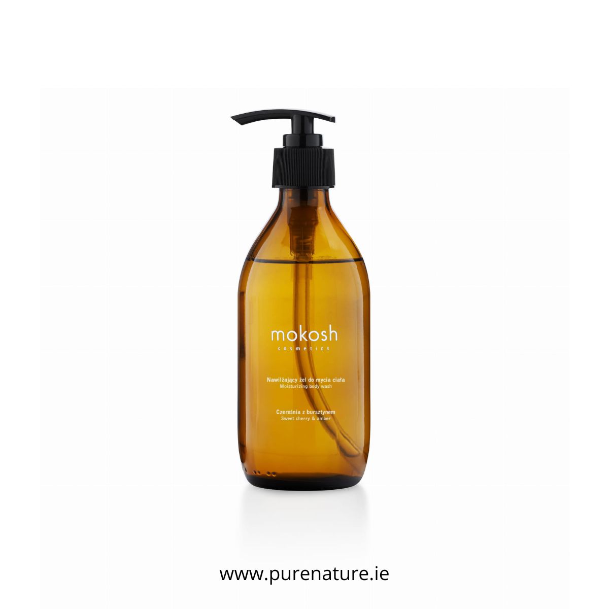 www.purenature.ie (2) Czereśnia z bursztynem - Nawilżający żel do mycia ciała - obrazek 1