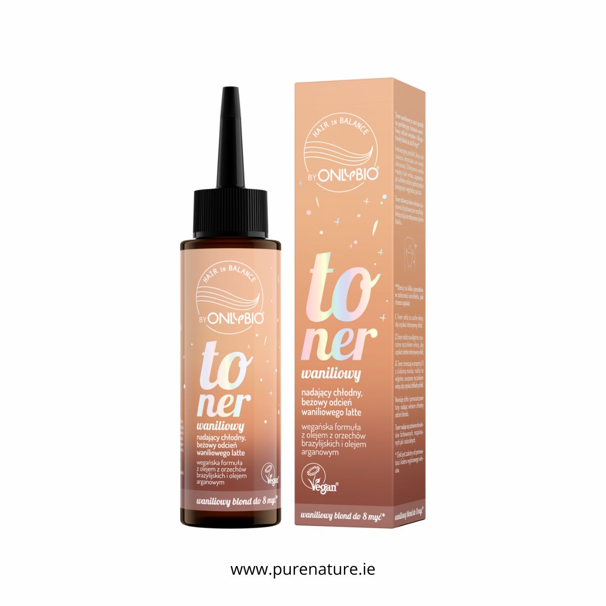 Kopia www.purenature.ie Wanilia - toner do włosów - obrazek 1