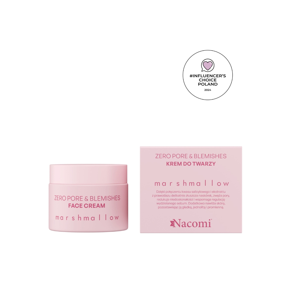 Kopia Kopia www.purenature.ie (45) Krem do twarzy Zero pore & blemishes MARSHMALLOW - obrazek 1