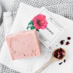 Hibiskus mydło w kostce - obrazek 2