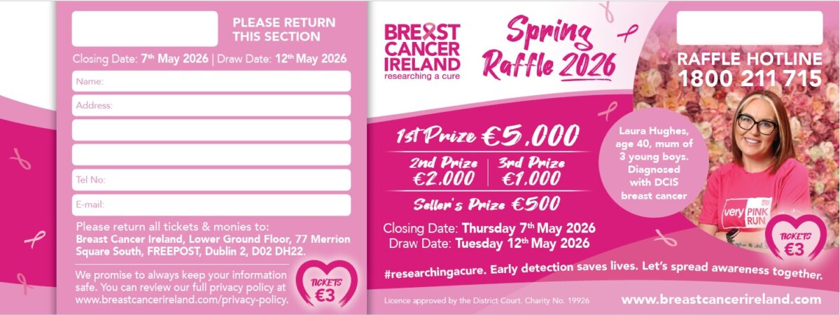 Raffle Ticket – Breast Cancer Ireland | €3 - obrazek 2