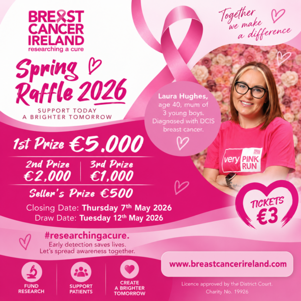 Raffle Ticket – Breast Cancer Ireland | €3